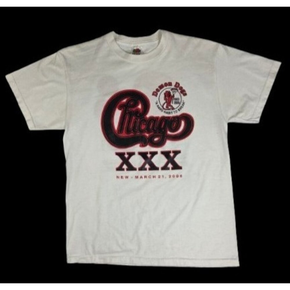 Vintage Chicago The Band Demon Dogs Hot Dogs T-Shirt M 2006 Hot Dog Rock